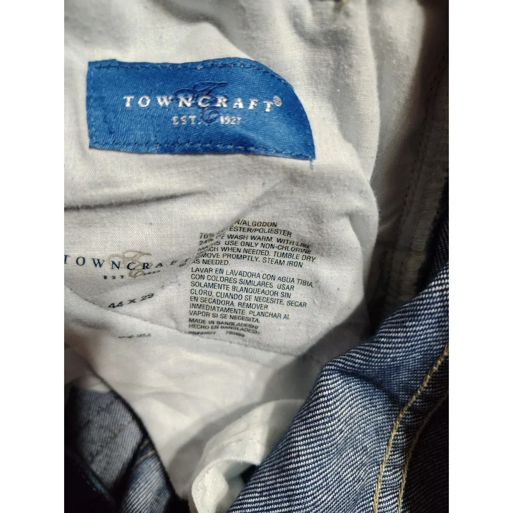 Towncraft Jeans Mens 42/28.5 Blue Denim Comfort Stretch Classic‎ Work Dad